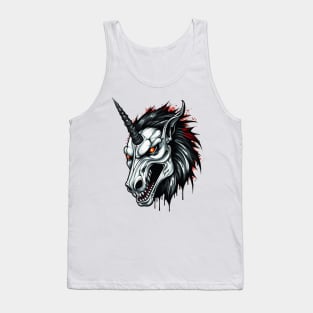 Creepy Unicorn Tank Top